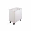 Containers & Organizers * | Cambro Ib44148- Mobile Ingredient Bin W/Lid, Polyethlene, 43 Gal., White