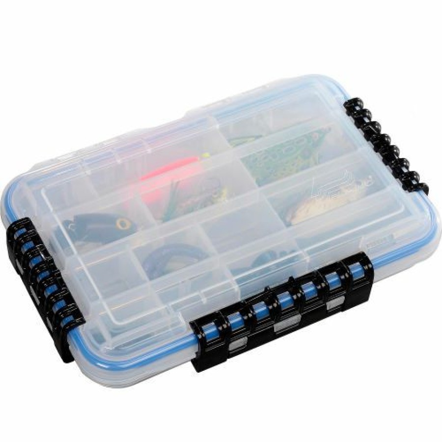 Containers & Organizers * | Plano Molding Plano Guide Waterproof Stowaway W/O-Ring Seal Box,10-3/4"Lx7-1/4"W X 1-3/4"H, Clear Pkg Qty 2