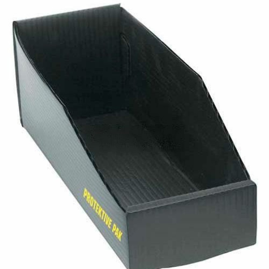 Containers & Organizers * | Protektive Pak 38901 Plastek Esd Open Bin Box, 4"W X 12"D X 4"H Pkg Qty 5