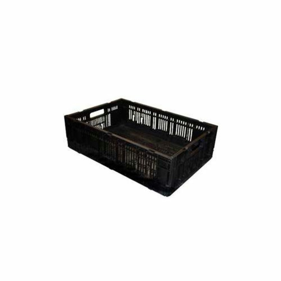 Containers & Organizers * | Marco Cl-Lug 001 Bk Collapsible Lug Tote, 23-1/2"L X 15-1/2"W X 4-1/2"H, Abs, Black