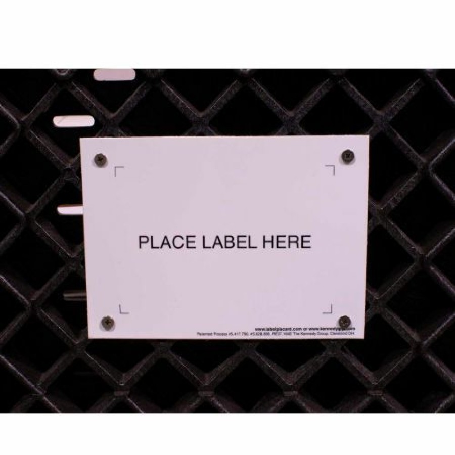 Liquid Storage Tanks * | The Kennedy Group Kennedy Group Board Container Placard Label Holder Ipx-1 4 Holes, Blank, 5-1/2" X 7-7/8" Pkg Qty 100