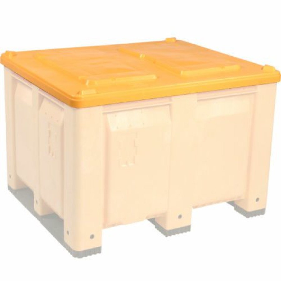 Containers & Organizers * | Decade Macx Lid For Macx An Ace Bins 48X40X3 Yellow