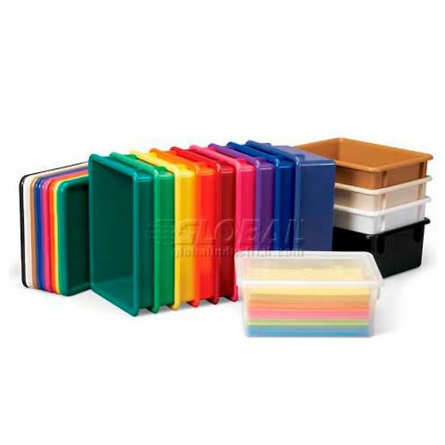 Containers & Organizers * | Jonti-Craft 8083 Tub,13-1/2"L X 11"W X 5-1/4"H, Navy Pkg Qty 5