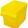 Containers & Organizers * | Plastic Nesting Storage Shelf Bin Qsb807 8-3/8"W X 11-5/8"D X 8"H Yellow Pkg Qty 20