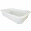 Containers & Organizers * | Shirley K'S Storage Trays 254Pn Plastic Nesting Tote, Fda-Usda, 26-7/8"X17"X6-1/4", Natural White