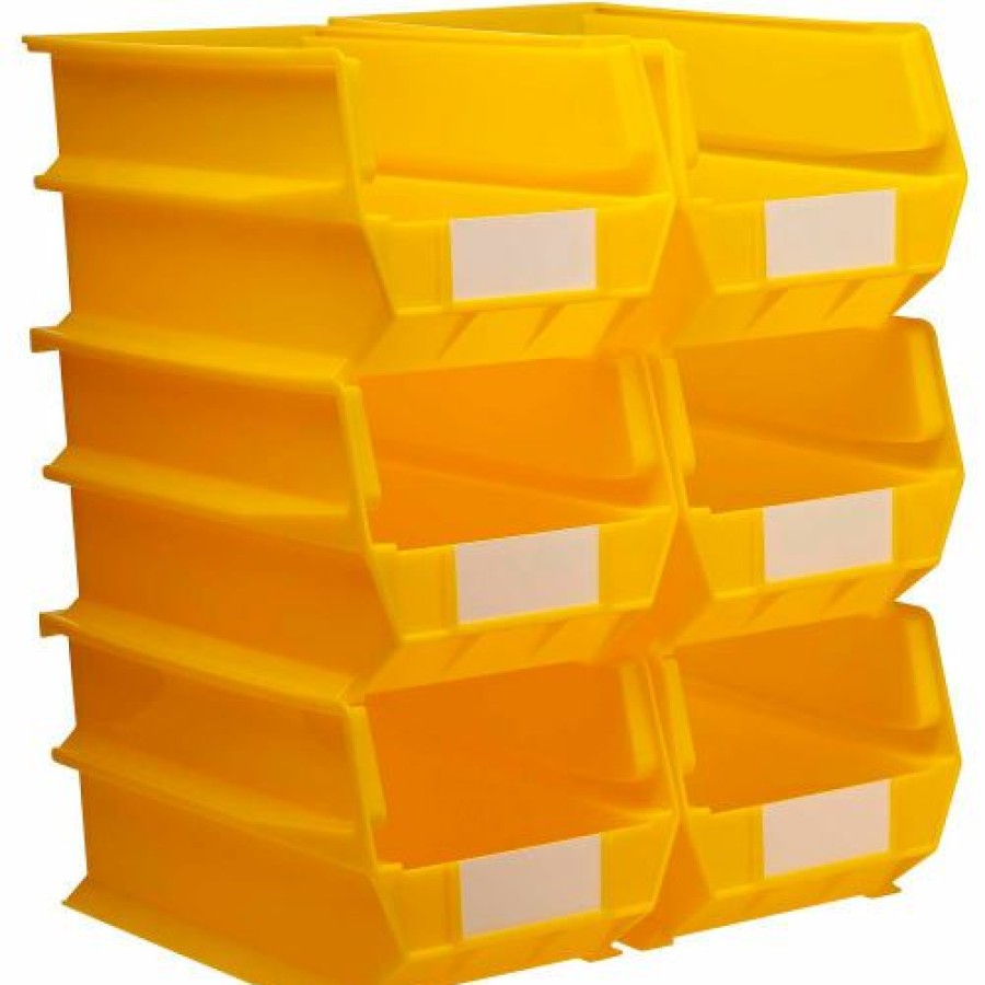 Containers & Organizers * | Triton Products Locbin, 3-240Y, 14-3/4"L X 8-1/4"W X 7"H, Yellow (6 Pc)