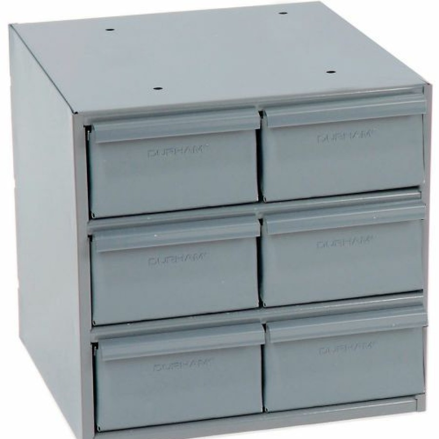 Containers & Organizers * | Durham Mfg. Durham Steel Storage Parts Drawer Cabinet 001-95 6 Drawers