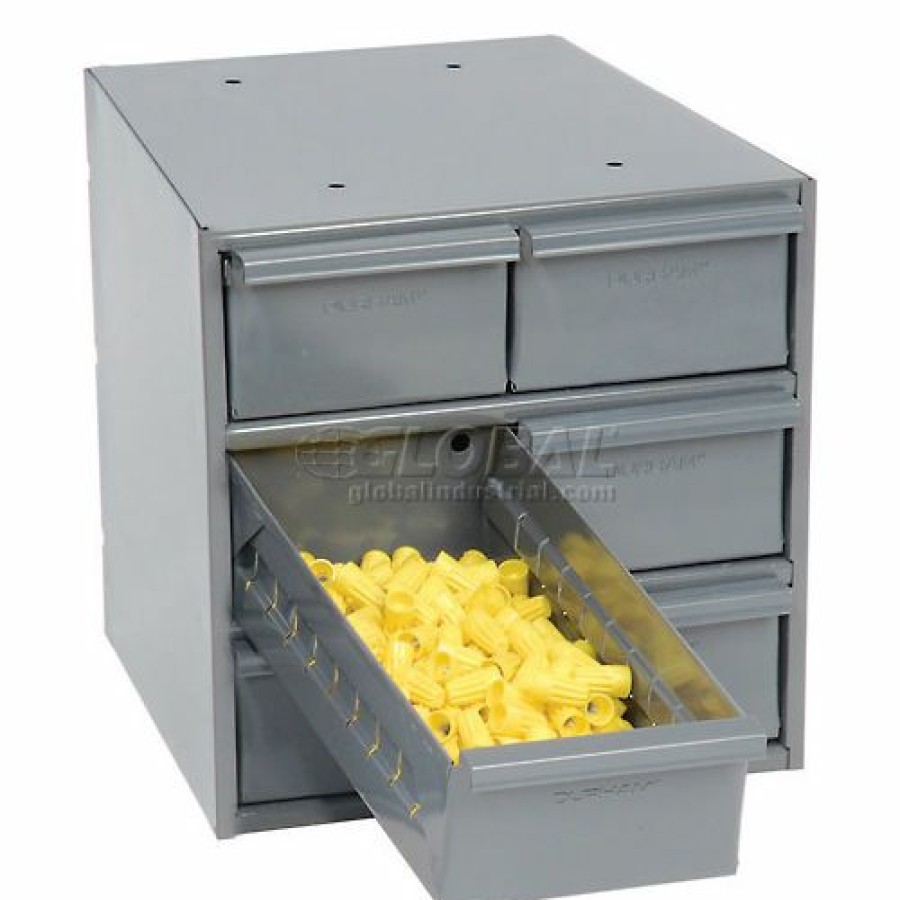 Containers & Organizers * | Durham Mfg. Durham Steel Storage Parts Drawer Cabinet 001-95 6 Drawers