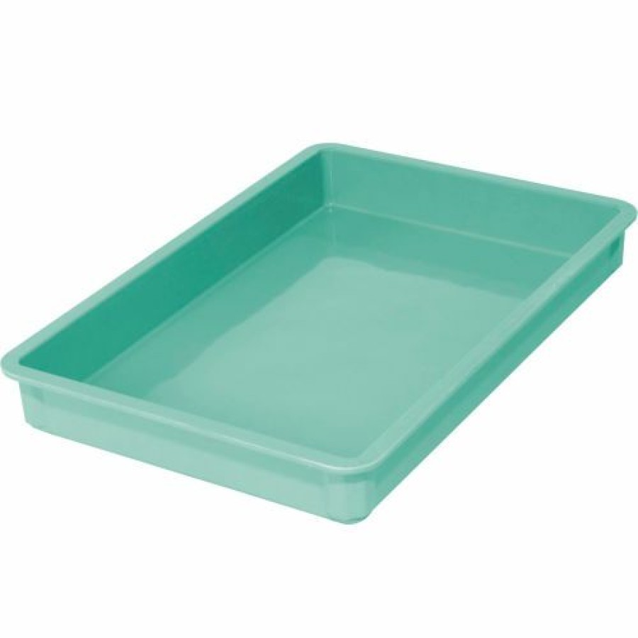 Containers & Organizers * | Mfg Tray Molded Fiberglass Toteline Stacking Tote 870008 25-3/4"L X 17-3/4"W X 3"H, Green