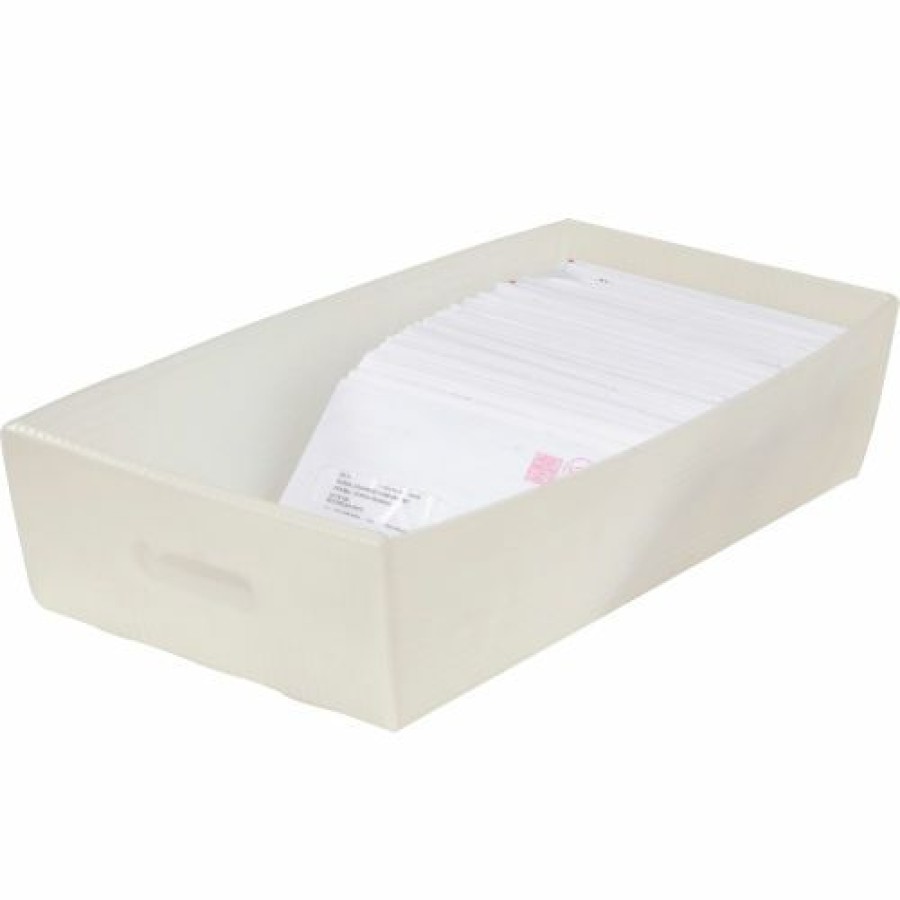 Containers & Organizers * | Global Industrial Corrugated Plastic Mail Tray 24-1/2 X 12 X 4-1/2 Natural Pkg Qty 10