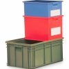 Containers & Organizers * | Ssi Schaefer Schaefer Stacking Transport Container 14/6-4 Pl 8-5/16"L X 6"W X 4-13/16"H Red