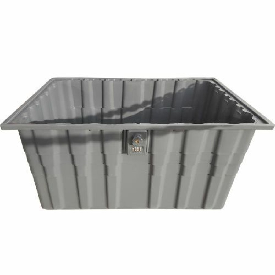 Containers & Organizers * | Cortech Usa 8568M Master Box Inmate Property Storage 3 Cu. Ft. 28-1/4"L X 18"W X 12-1/2"H Gray