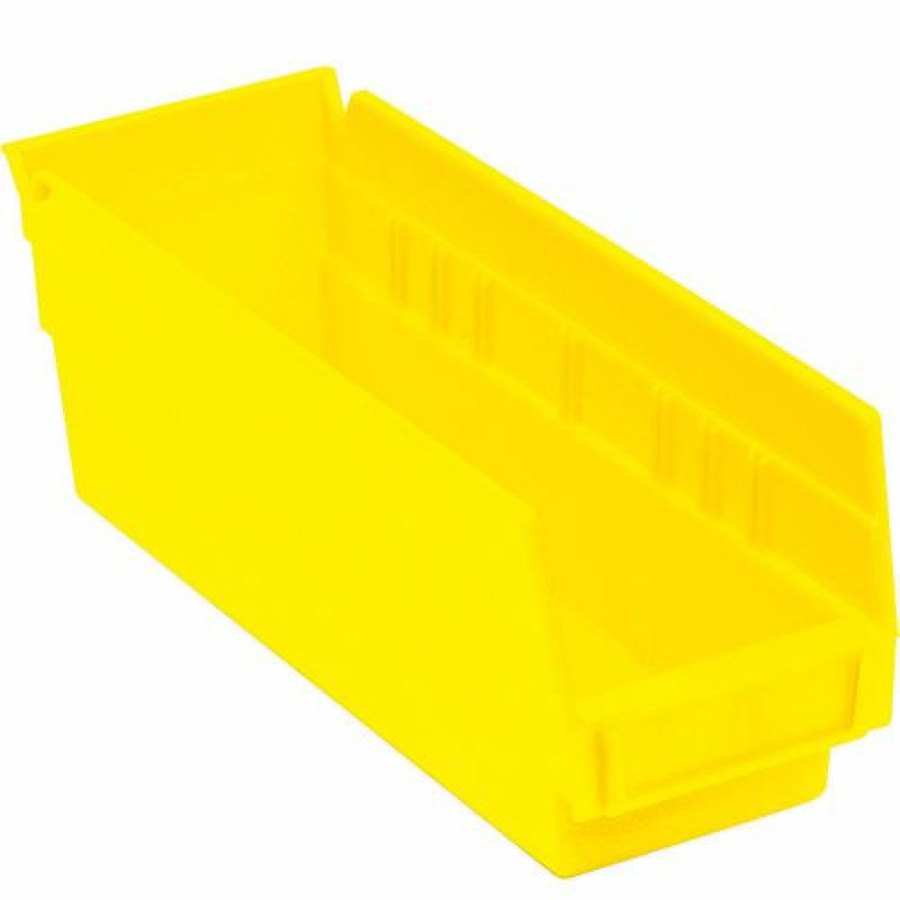 Containers & Organizers * | Akro-Mils Plastic Nesting Storage Shelf Bin 30120 4-1/8"W X 11-5/8"D X 4"H Yellow Pkg Qty 24