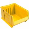 Containers & Organizers * | Quantum Storage Systems Quantum Plastic Hulk Stacking Bin, 18-1/4"W X 24"D X 12"H, Yellow