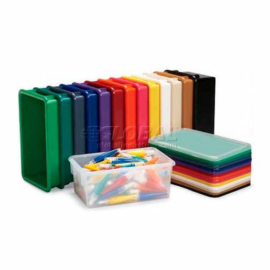 Containers & Organizers * | Jonti-Craft 8016 Cubbie Tote Tray, 13-1/2"L X 8-5/8"W X 5-1/4"H, Teal Pkg Qty 5