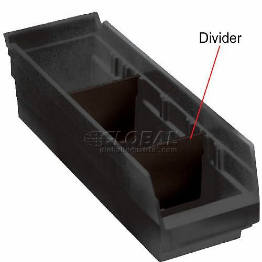 Containers & Organizers * | Quantum Storage Systems Quantum Conductive Bin Divider Dsb107/108/114Co Fits 8"Wx4"H Bins Price For Pack Of 50