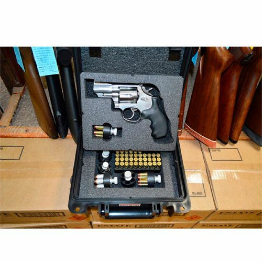 Containers & Organizers * | Quick Fire Cases Quick Fire Pistol Case With Ruger & S&W Inserts Qf300Bkrl1 Watertight, 10-11/16 9-3/4 4-13/16 Black