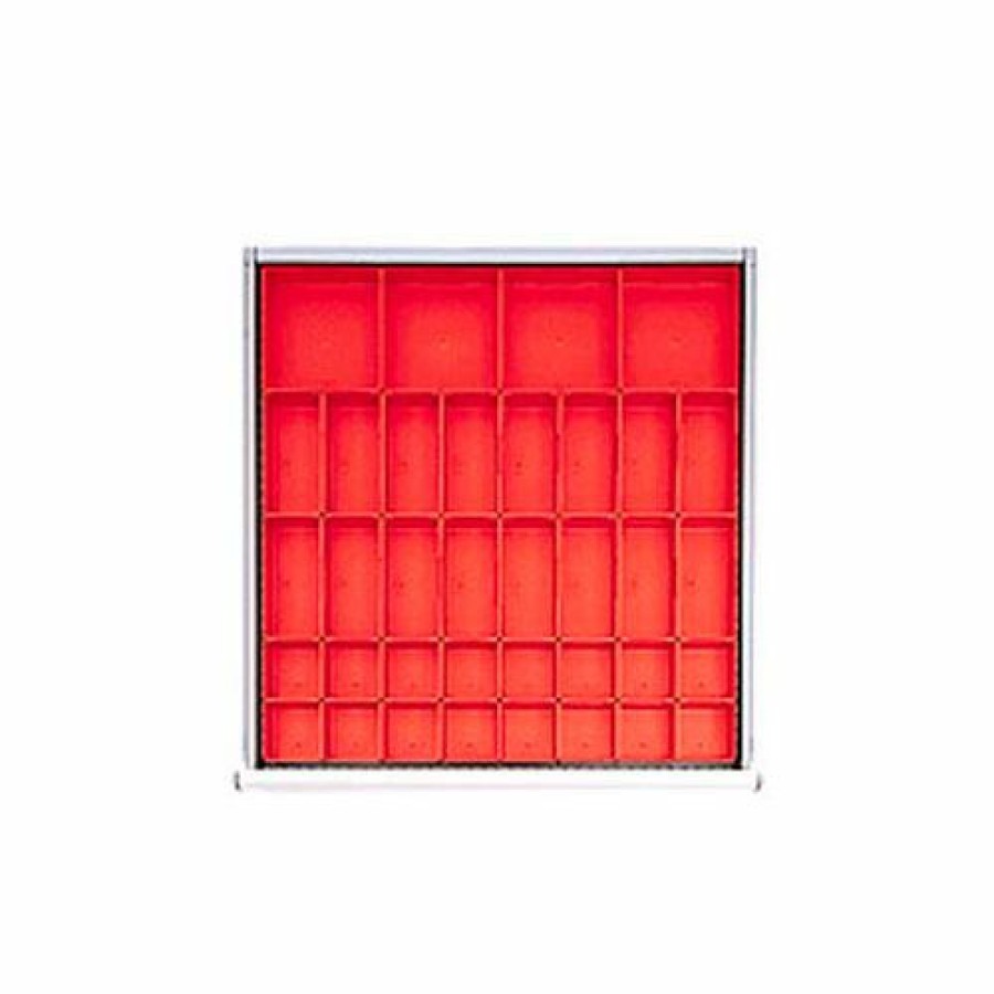 Containers & Organizers * | Lista Sc Drawer Layout, 36 Plastic Boxes 2" H