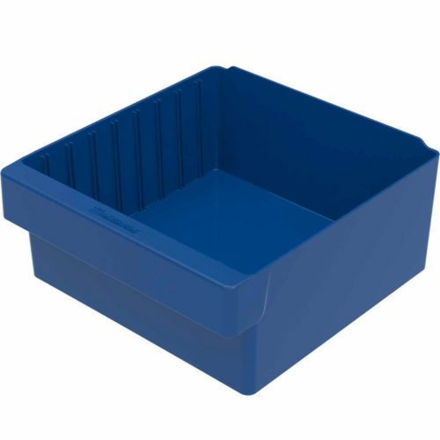 Containers & Organizers * | Akro-Mils Dividable Akrodrawer 31112 11-1/8"W X 11-5/8"D X 4-5/8"H, Blue Pkg Qty 4