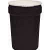 Containers & Organizers * | Eagle Mfg Eagle Black Plastic Lab Pack Drum 1601Blk With Plastic Lever Lock & Lid Open Head 30 Gallon