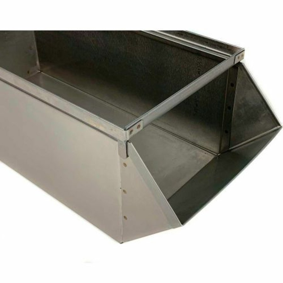 Containers & Organizers * | Stackbin Stainless Steel Stacking Hopper Front Container, 15"W X 24"D X 11"H