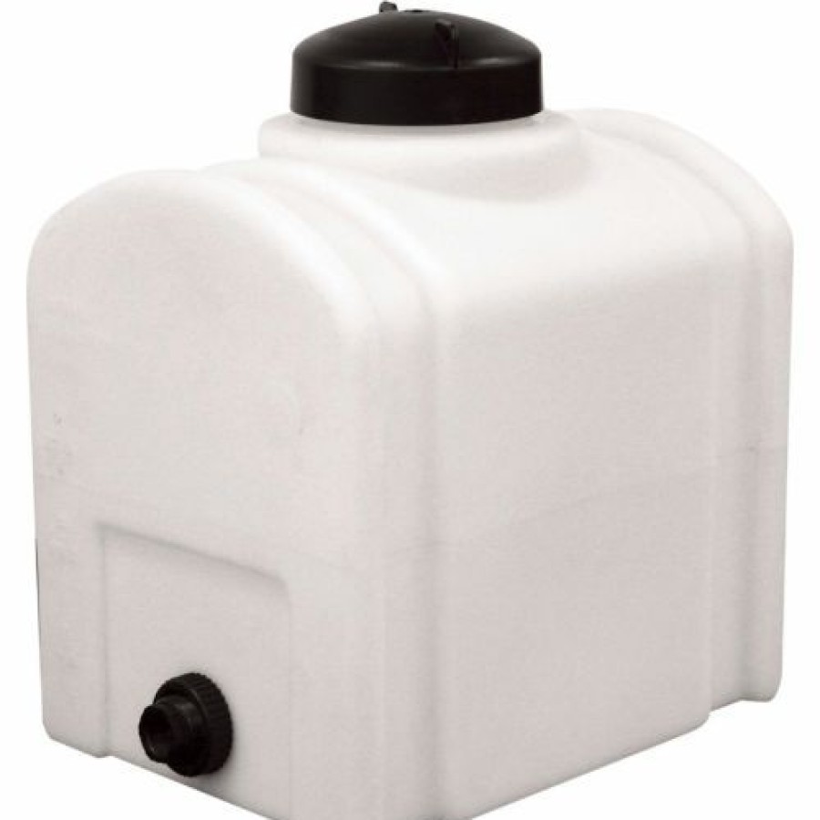 Containers & Organizers * | Romotech 8 Gallon Plastic Storage Tank 82123879 Domed With Flat Bottom