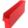 Containers & Organizers * | Plastic Nesting Storage Shelf Bin Qsb805 4-3/8"W X 23-5/8"D X 8"H Red Pkg Qty 16