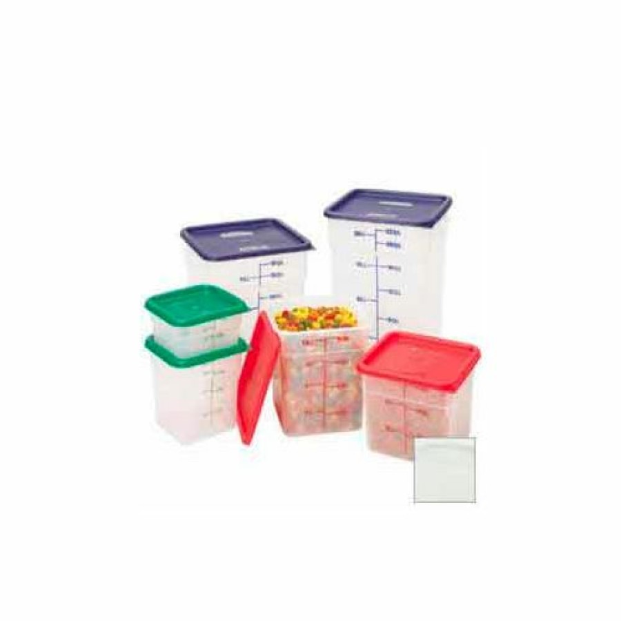 Containers & Organizers * | Cambro 4Sfspp190 Camsquare Food Container, 4 Qt., 7-1/4 7-1/4 7-3/8, Translucent, Green Gradation Pkg Qty 6