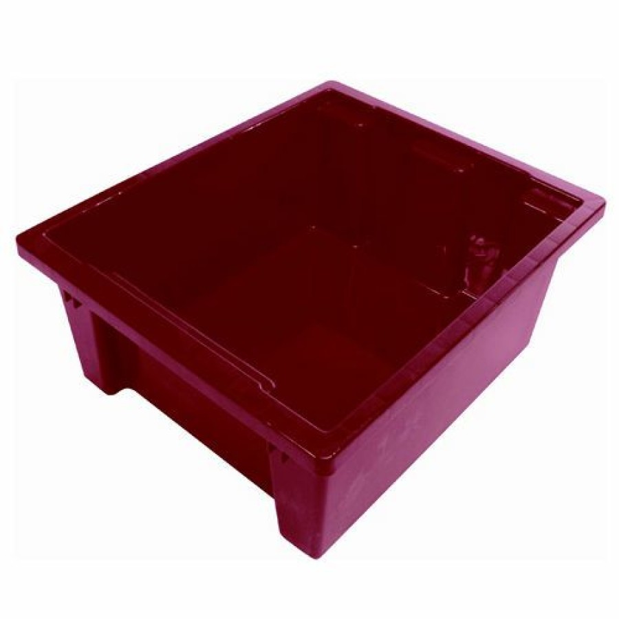 Containers & Organizers * | Balt Tubs-6 Plastic Tubs Set Of 6 (3 Red, 3 Blue)