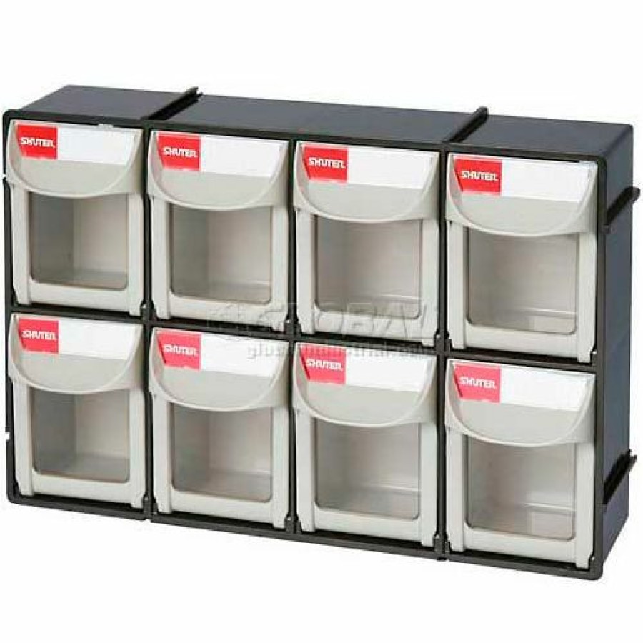 Containers & Organizers * | Shuter Flip Out Bin, 8 Compartments, 12"W X 3.5"D X 8"H