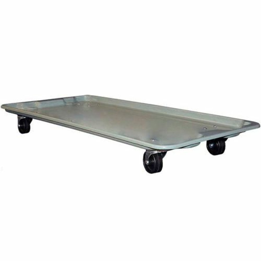 Containers & Organizers * | Mfg Tray Molded Fiberglass Dolly 780138 For 42-1/2" X 20" X 14-1/4" Tote, Gray