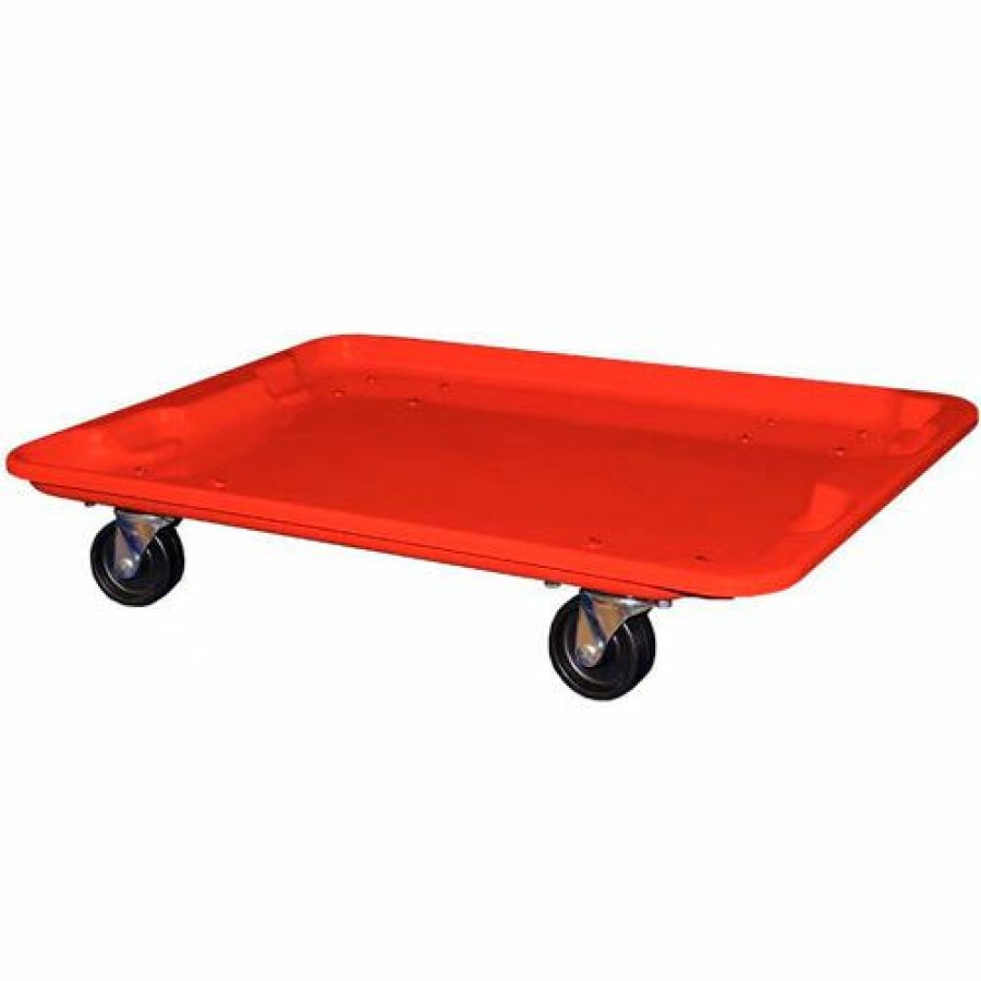 Containers & Organizers * | Mfg Tray Molded Fiberglass Toteline Dolly 780738 For 27-1/2 " X 20" X 14-1/8" Tote, Red