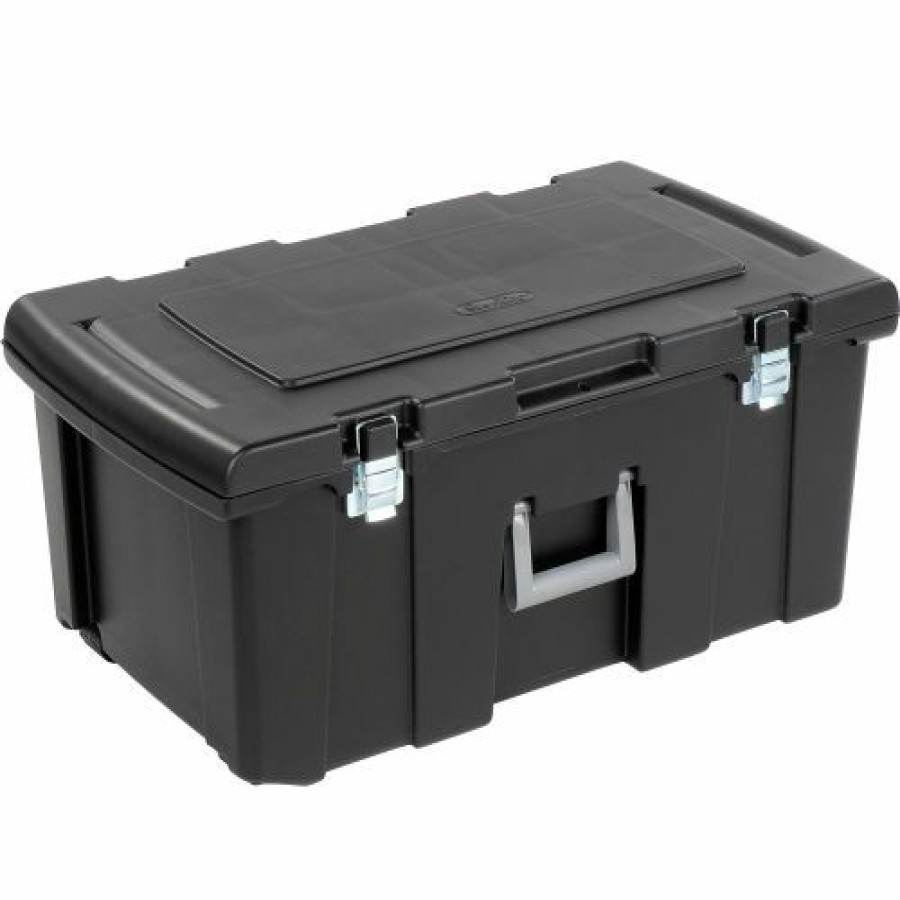 Containers & Organizers * | Sterilite Footlocker Wheeled Storage Tote 22 Gallon 31-1/8 17-1/2 13-7/8