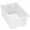 Containers & Organizers * | Quantum Storage Systems Quantam Storage Genuine Stack & Nest Tote Clear, 19-1/2"L X 13-1/2"W X 8"H, Polyprolylene Pkg Qty 6