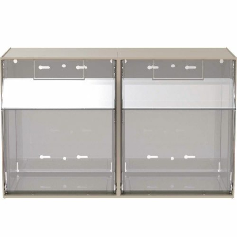 Containers & Organizers * | Akro-Mils Tiltview 2 Bin 06702 23-5/8"W X 12-5/16"D X 14"H