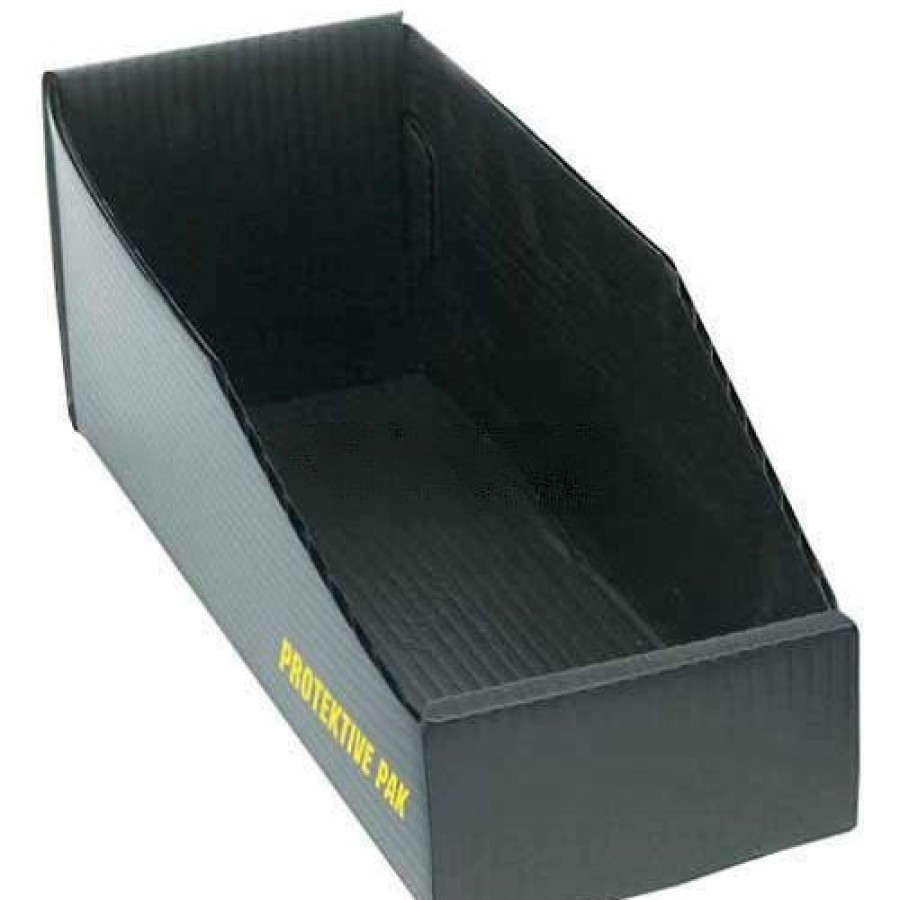 Containers & Organizers * | Protektive Pak 38906 Plastek Esd Open Bin Box, 8"W X 18"D X 4"H Pkg Qty 5