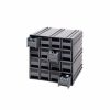 Containers & Organizers * | Quantum Storage Systems Quantum Interlocking Storage Cabinet Qic-161 11-3/4"Wx11-3/8"Dx11"H 16 Gray Drawers