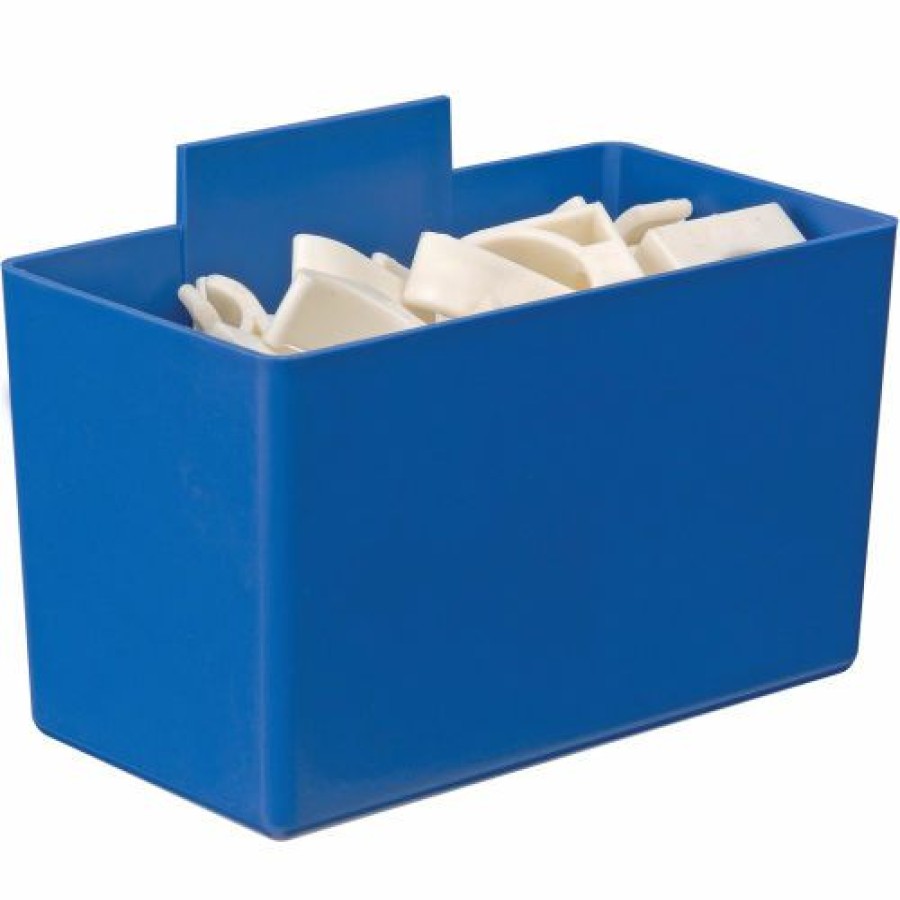 Containers & Organizers * | Little Inner Bin Cup Qbc112 For Plastic Stacking Bins 2-3/4 X 5-1/4 X 3 Blue Pkg Qty 48