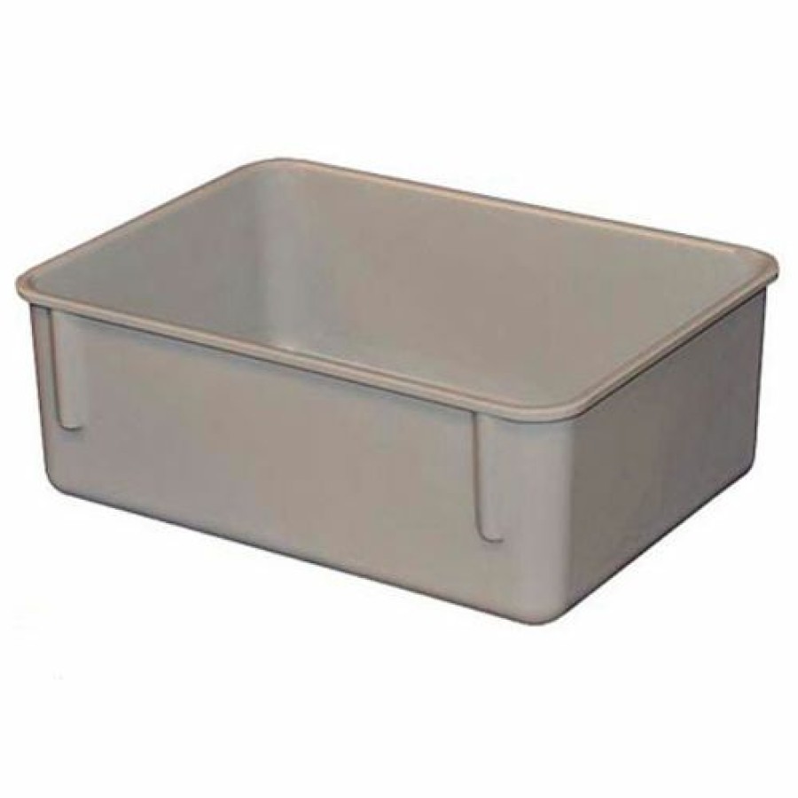 Containers & Organizers * | Mfg Tray Molded Fiberglass Toteline Nesting Tote 920108 11-3/4"L X 8-3/4"W X 4-1/8"H, Gray