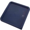 Containers & Organizers * | Winco Pecc-128 Square Cover For Pesc-12, -18, -22 And Pcsc-12C, -18C, -22C, Blue Pkg Qty 6