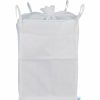 Containers & Organizers * | Shoptough Commercial Fibc Bulk Bags Duffel Top, Spout Bottom 4000 Lbs Coated Pp, 35 X 35 X 50 Pack Of 5