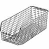 Containers & Organizers * | Quantum Storage Systems Quantum Storage 11" X 4-3/4" X 4" Wire Mesh Stack And Hang Bin, Chrome Pkg Qty 10