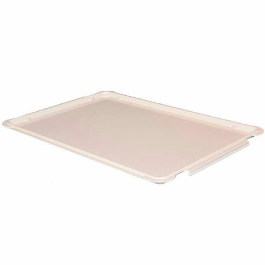 Liquid Storage Tanks * | Mfg Tray Molded Fiberglass Stacking Tote 887008 Lid For 880008 Tote 25-3/4"L X 17-3/4"W, White