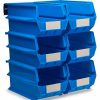 Containers & Organizers * | Triton Products Locbin Wall Storage, 3-240Bws, W/Rails, Large, Blue (8 Pc)