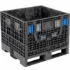 Containers & Organizers * | Orbis Kd3230-25 Bulkpak Folding Bulk Shipping Container 32"L X 30"W X 25"H, 1500 Lb. Cap. Black