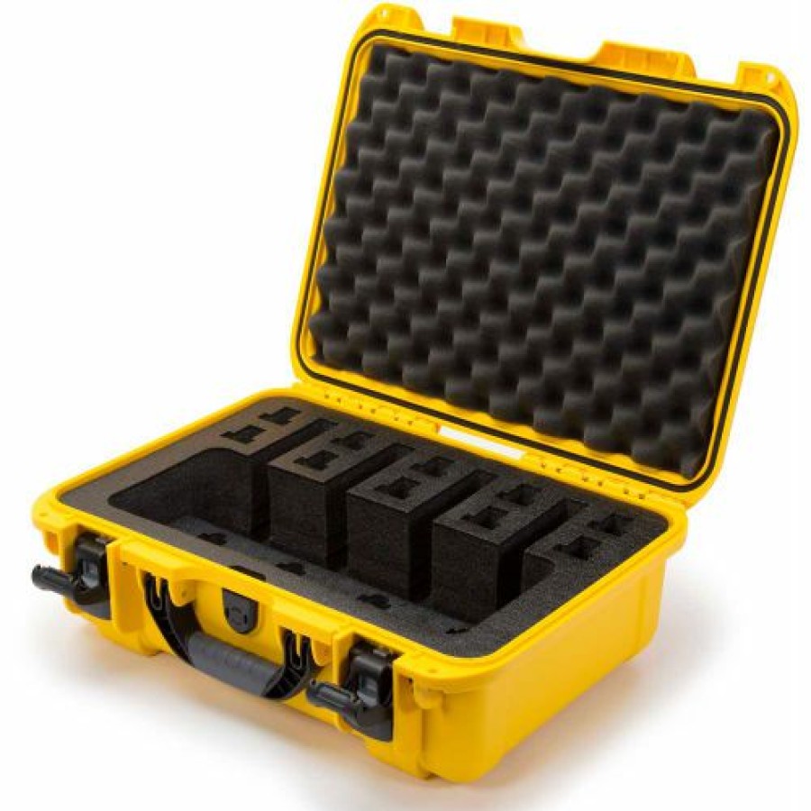 Containers & Organizers * | Nanuk 925 Series Pistol Case W/Foam Insert 925-4Up4 4 Pistol Cap 18-11/16" X 14-13/16" X 7" Yellow