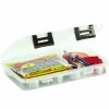 Containers & Organizers * | Plano Molding Plano Prolatch Stowaway Utility Box Open Compartment 10-3/4"L X 7-1/4"W X 1-3/4"H Clear Pkg Qty 6