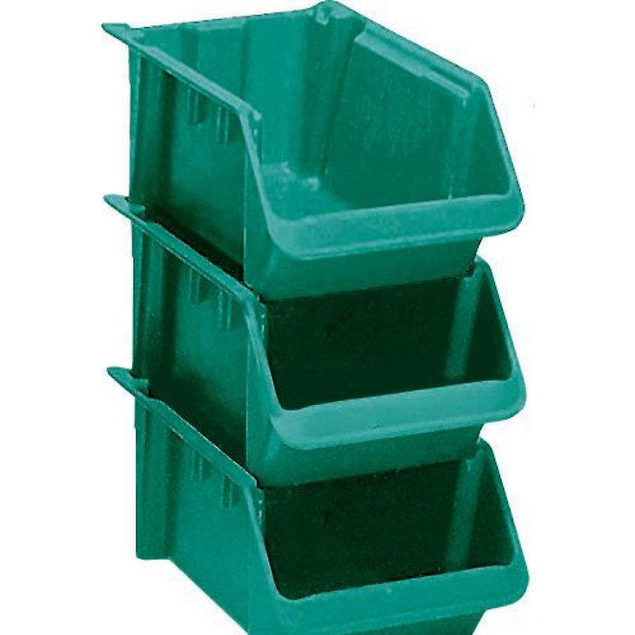 Containers & Organizers * | Lewisbins Fiberglass Stack & Nest Hopper Bin, 11-1/2"W X 24"D X 8"H, Green Pkg Qty 5