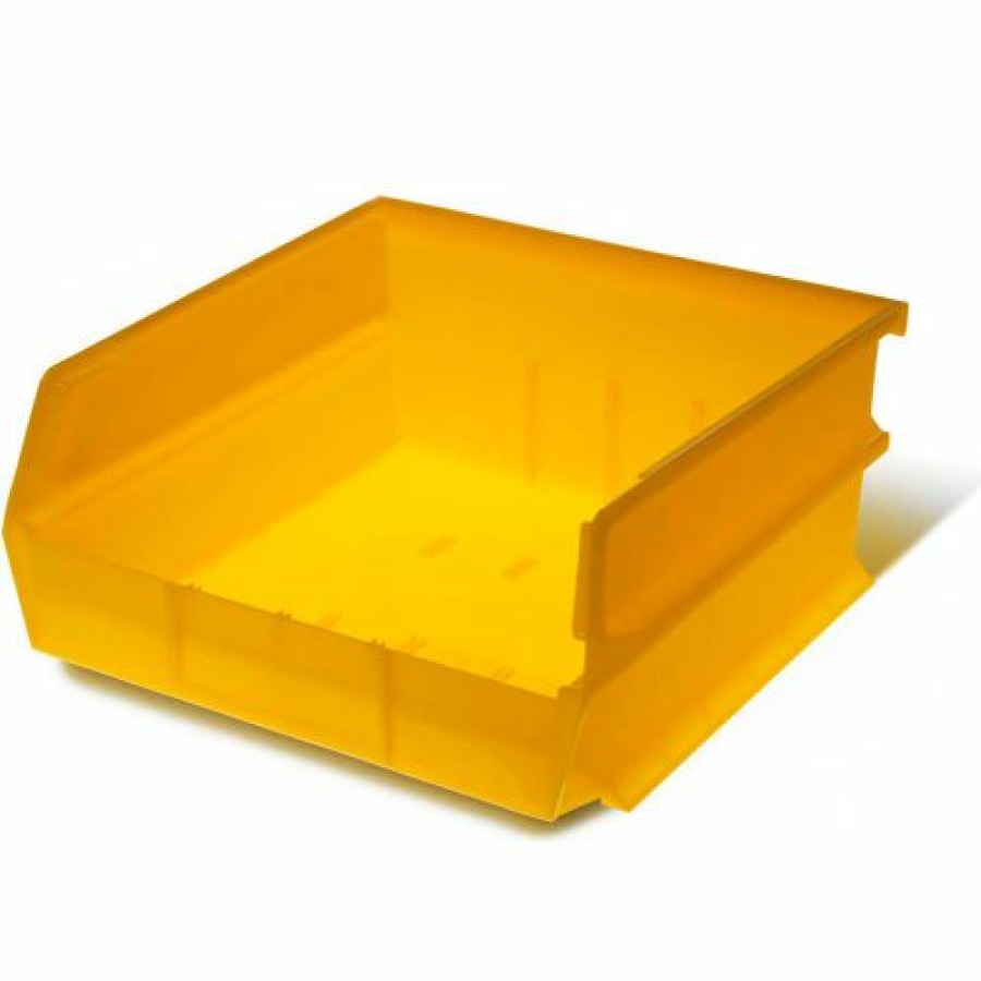 Containers & Organizers * | Triton Products Locbin Wall Storage, 3-235Yws, W/Rails, Large, Yellow (8 Pc)