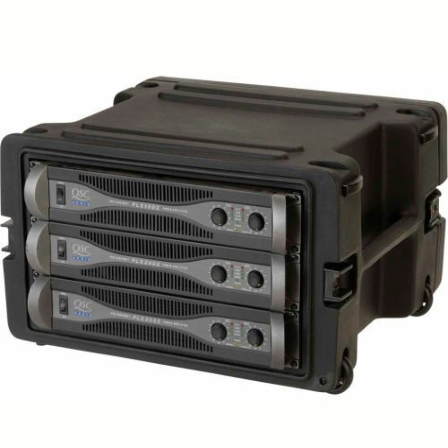 Containers & Organizers * | Skb Corporation Skb Cases 6U Roto Rolling Rack 1Skb-R6W Black, Keyed Lock, Water Resistant